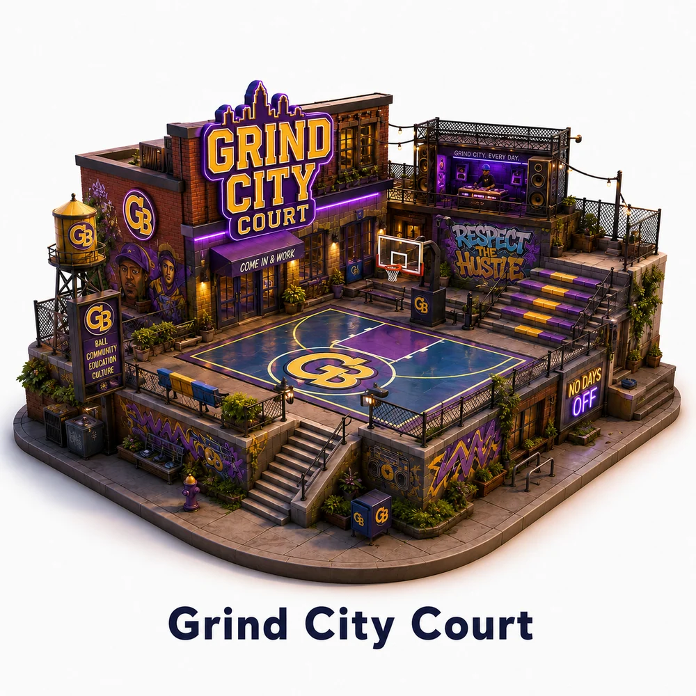 Grind City Court, the neighborhood basketball arena